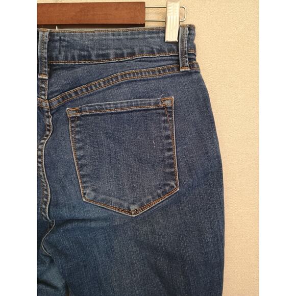 NYDJ Legging Jeans Womens 6 Blue Dark Wash Mid Rise Stretch Lift Tuck Technology - Picture 11 of 14